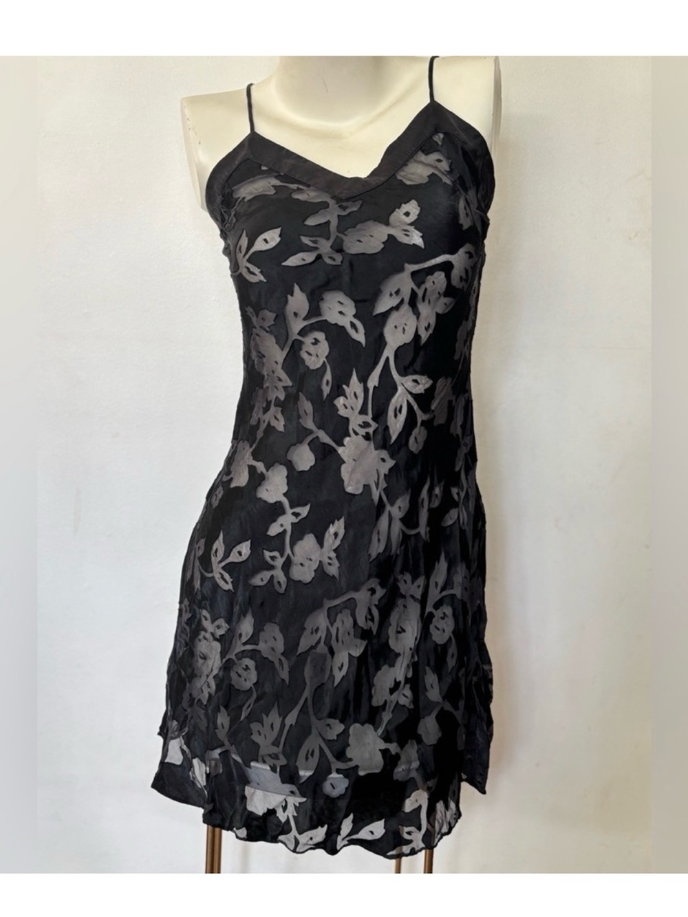 Vintage Judith Hart fine intimates semi sheer nightie dress - S
